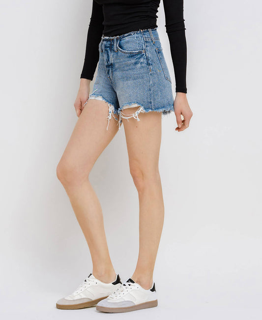 HIGH RISE BANDLESS BOYFRIEND SHORTS: UNFETTERED